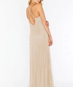 Show Me Your Mumu Gala Gown ~ Champagne Beaded 11 Show Me Your Mumu Gala Gown ~ Champagne Beaded