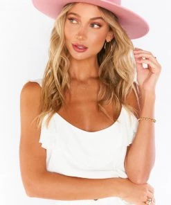 Show Me Your Mumu Lack Of Color Rancher Hat ~ Rose Pink New Mu