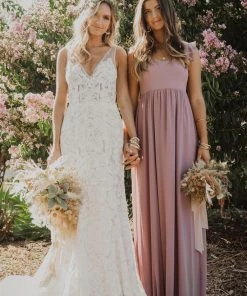 Show Me Your Mumu June Maxi Dress ~ Antique Rose Chiffon Bridesmaids Dresses 20 Show Me Your Mumu June Maxi Dress ~ Antique Rose Chiffon Bridesmaids Dresses