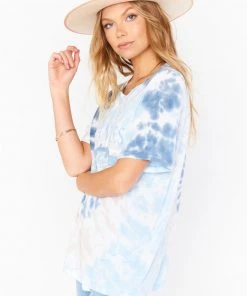 Show Me Your Mumu Tops Travis Tee ~ LA Tie Dye Graphic