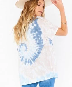 Show Me Your Mumu Tops Travis Tee ~ LA Tie Dye Graphic