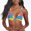 Show Me Your Mumu Bombay Bralette ~ Rainbow Fun Dip Swim