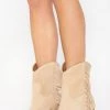 Show Me Your Mumu New Mu Steve Madden Wolfer Tassel Bootie ~ Tan Suede