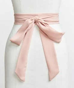 Show Me Your Mumu Bridesmaids Dresses Bridesmaid Sash ~ Dusty Blush Crisp