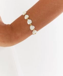 Show Me Your Mumu ALV Jewels Heart Bracelet ~ Ivory