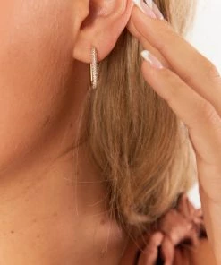 Show Me Your Mumu ALV Jewels Sparkle Toggle Earrings ~ Gold New Mu