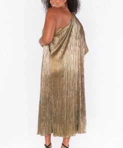 Show Me Your Mumu Tropez Maxi ~ Good As Gold Pleat New Mu 19 Show Me Your Mumu Tropez Maxi ~ Good As Gold Pleat New Mu