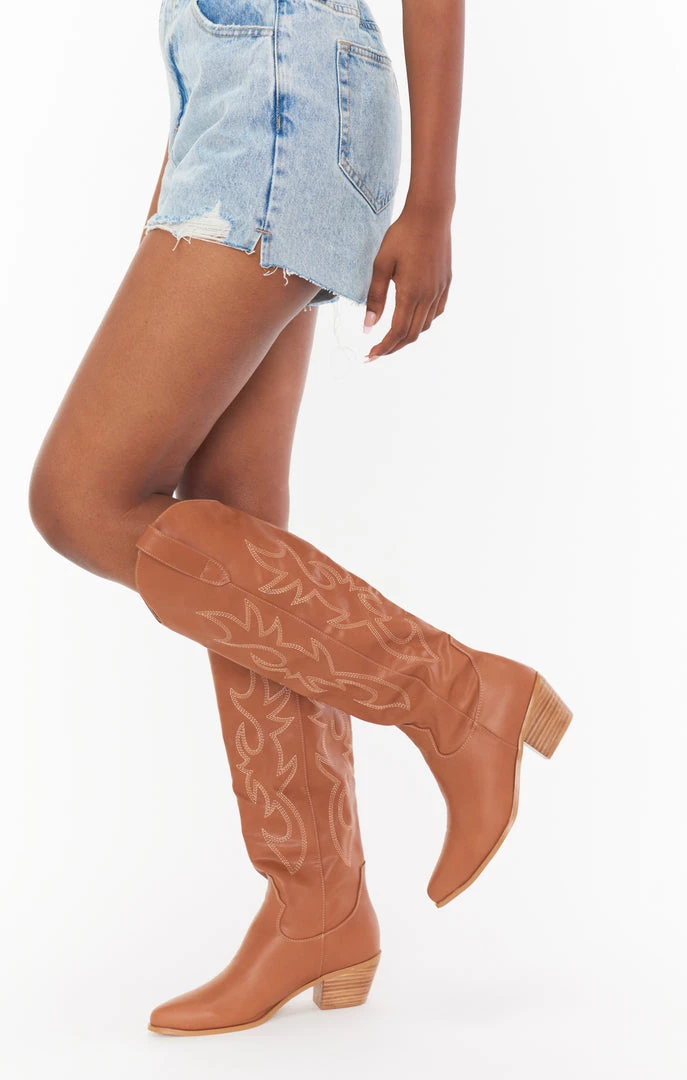 Show Me Your Mumu Billini Urson Cowboy Boots ~ Amber 4 Show Me Your Mumu Billini Urson Cowboy Boots ~ Amber