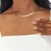 Show Me Your Mumu Gorjana Venice Snake Chain Necklace ~ Gold Plated