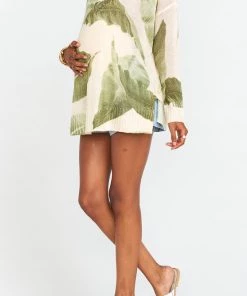 Show Me Your Mumu Cliffside Sweater ~ Queen Palms Knit New Mu