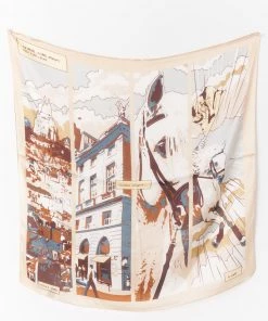 Show Me Your Mumu New Mu Vintage Inspired Scarf ~ Beige