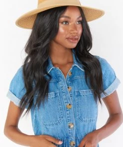 Show Me Your Mumu Stevie Straw Hat ~ Toffee Accessories