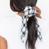 Show Me Your Mumu Georgia Bandana ~ Check Me Black Accessories