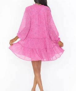 Show Me Your Mumu Birdie Mini Dress ~ Purple Flower Ditz New Mu