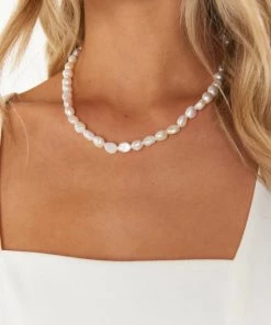 Show Me Your Mumu New Mu ALV Jewels Peggy Pearl Necklace ~ Ivory