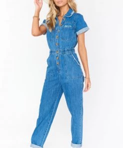 Show Me Your Mumu New Mu Cannon Jumpsuit ~ Endless Sea