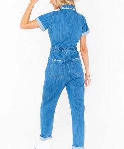 Show Me Your Mumu New Mu Cannon Jumpsuit ~ Endless Sea
