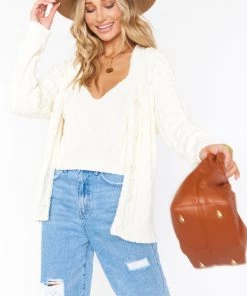 Show Me Your Mumu Trinity Tank ~ Cream Cable Knit