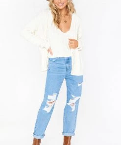 Show Me Your Mumu Trinity Tank ~ Cream Cable Knit