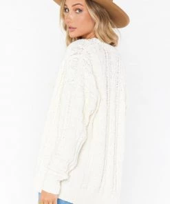Show Me Your Mumu Trinity Tank ~ Cream Cable Knit