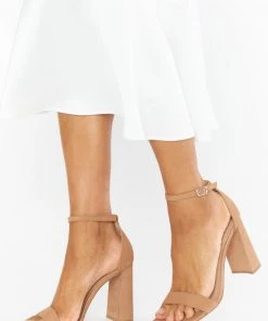 Show Me Your Mumu Steve Madden Tiaa Block Heel ~ Tan Nubuck 7 Show Me Your Mumu Steve Madden Tiaa Block Heel ~ Tan Nubuck