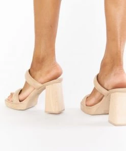 Show Me Your Mumu New Mu Dolce Vita Atlas Platform Heel ~ Taupe