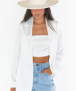 Show Me Your Mumu Lack Of Color Melodic Fedora ~ Ivory New Mu