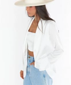 Show Me Your Mumu Lack Of Color Melodic Fedora ~ Ivory New Mu