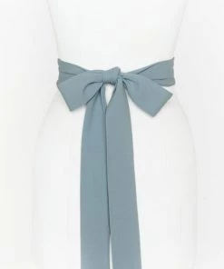 Show Me Your Mumu Bridesmaid Sash ~ Dusty Sage Stretch Accessories