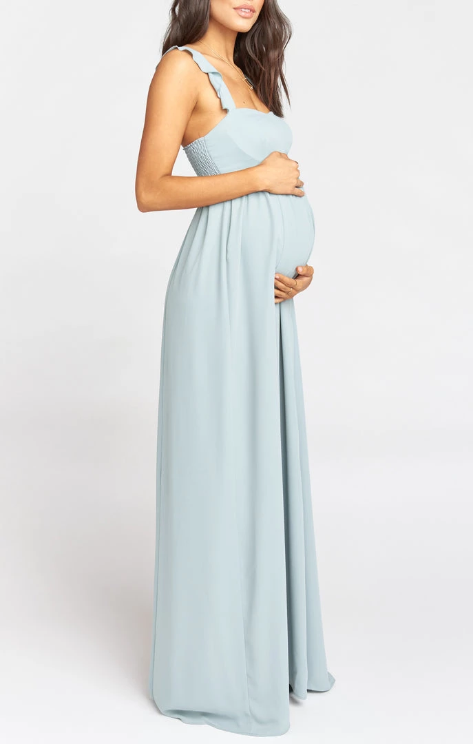 Show Me Your Mumu June Maxi Dress ~ Silver Sage Crisp Maternity 10 Show Me Your Mumu June Maxi Dress ~ Silver Sage Crisp Maternity