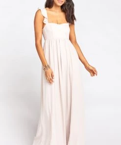 Show Me Your Mumu June Maxi Dress ~ Show Me The Ring Crisp Maternity