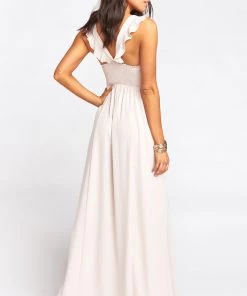 Show Me Your Mumu June Maxi Dress ~ Show Me The Ring Crisp Maternity