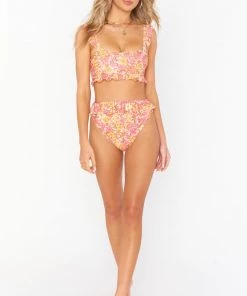 Show Me Your Mumu Island Ruffle Bottom ~ Pretty Poppy
