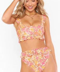Show Me Your Mumu Island Ruffle Bottom ~ Pretty Poppy