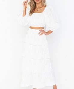 Show Me Your Mumu Keepsake Crop Top ~ White Crinkle New Mu 24 Show Me Your Mumu Keepsake Crop Top ~ White Crinkle New Mu
