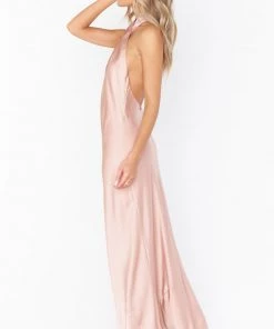 Show Me Your Mumu Jasmine Halter Maxi Dress ~ Rose Gold Luxe Satin 12 Show Me Your Mumu Jasmine Halter Maxi Dress ~ Rose Gold Luxe Satin