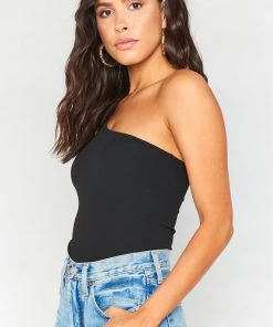Show Me Your Mumu Uno Bodysuit ~ Black Stretch