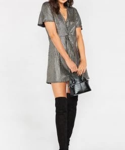 Show Me Your Mumu Get Twisted Mini Dress ~ Disco Glitz 21 Show Me Your Mumu Get Twisted Mini Dress ~ Disco Glitz