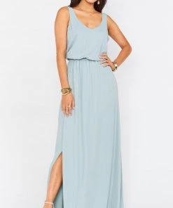 Show Me Your Mumu Kendall Maxi Dress With Long Lining ~ Silver Sage Crisp 11 Show Me Your Mumu Kendall Maxi Dress With Long Lining ~ Silver Sage Crisp
