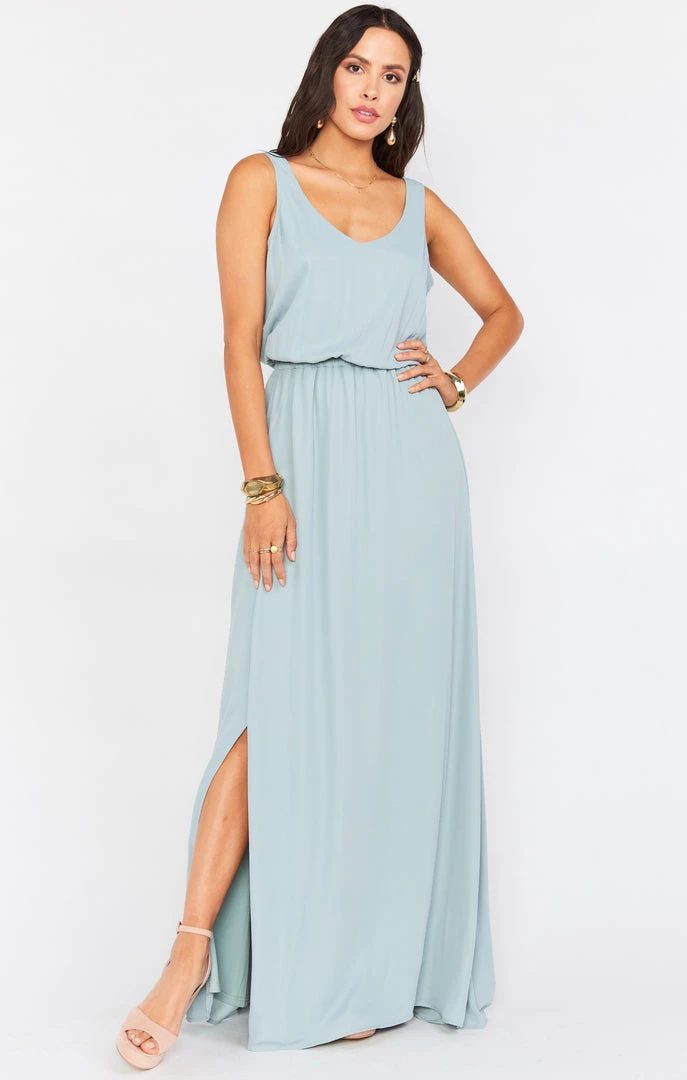 Show Me Your Mumu Kendall Maxi Dress With Long Lining ~ Silver Sage Crisp 7 Show Me Your Mumu Kendall Maxi Dress With Long Lining ~ Silver Sage Crisp