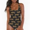 Show Me Your Mumu Caicos One Piece ~ Black Catwalk