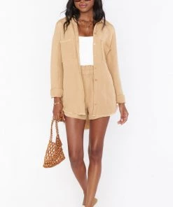 Show Me Your Mumu Marcella Shirt ~ Tan Linen Tops 16 Show Me Your Mumu Marcella Shirt ~ Tan Linen Tops
