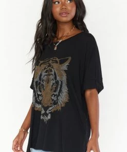 Show Me Your Mumu Talia Tee ~ Tiger Head Graphic