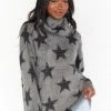 Show Me Your Mumu Fatima Turtleneck Sweater ~ Smokey Star Knit Sweaters