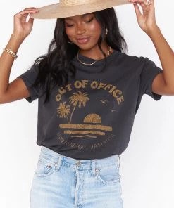Show Me Your Mumu New Mu Thomas Tee ~ Out Of Office Graphic