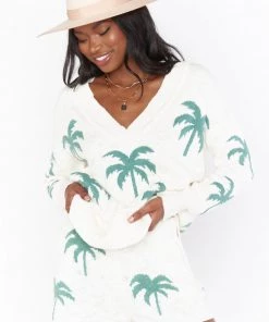 Show Me Your Mumu Boardwalk Shorts ~ Palm Tree Knit New Mu