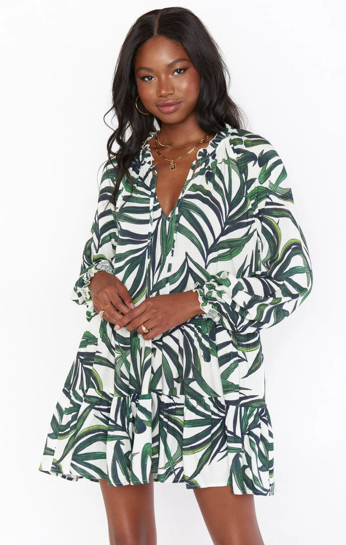 Show Me Your Mumu Birdie Mini Dress ~ Peruvian Palm New Mu 3 Show Me Your Mumu Birdie Mini Dress ~ Peruvian Palm New Mu