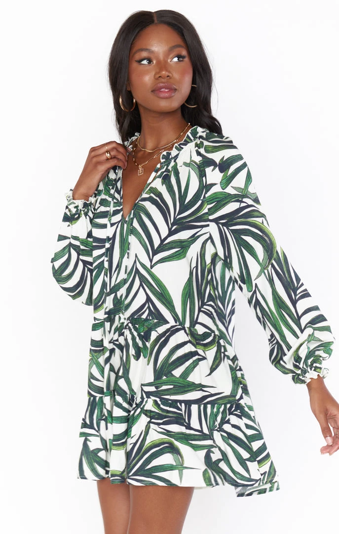 Show Me Your Mumu Birdie Mini Dress ~ Peruvian Palm New Mu 4 Show Me Your Mumu Birdie Mini Dress ~ Peruvian Palm New Mu