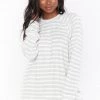 Show Me Your Mumu Sittin Around Set ~ Snuggle Stripe Knit Tops