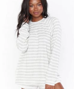 Show Me Your Mumu Sittin Around Set ~ Snuggle Stripe Knit Tops